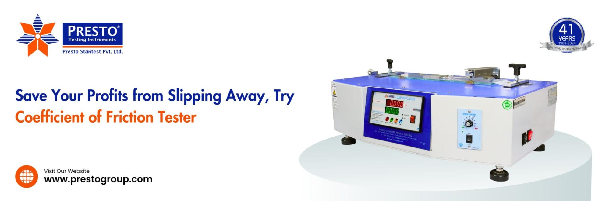  Coefficient of Friction Tester