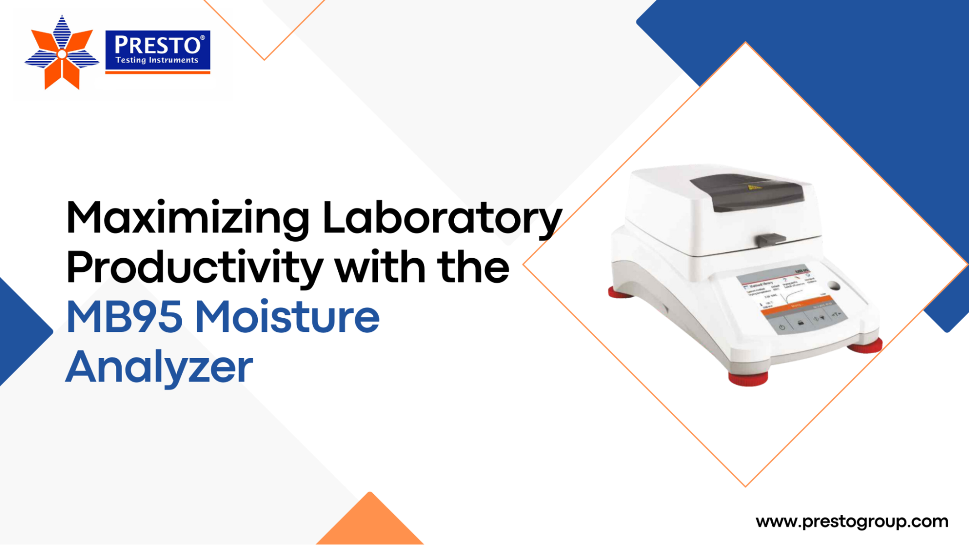 Maximizing Laboratory Productivity with the MB95 Moisture Analyzer