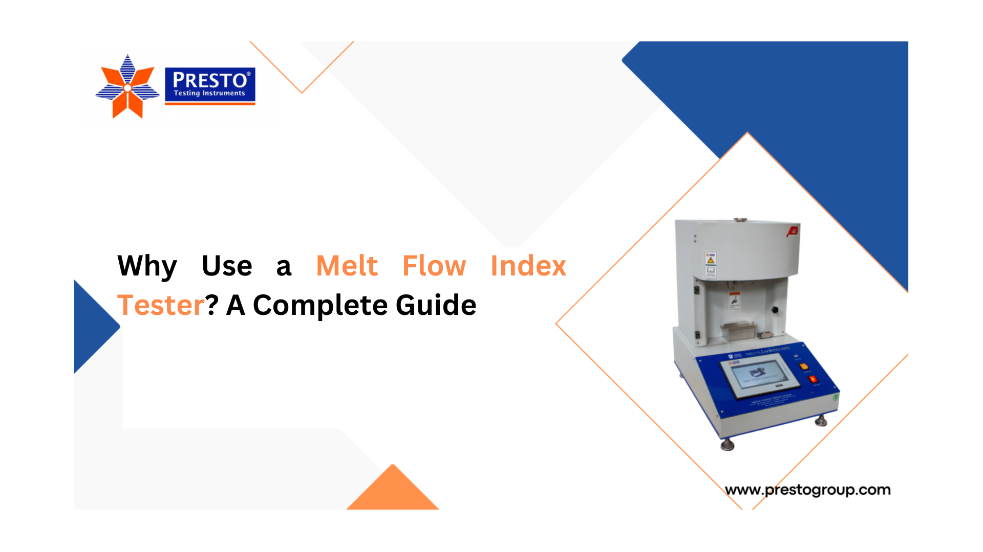 Why Use a Melt Flow Index Tester? A Complete Guide