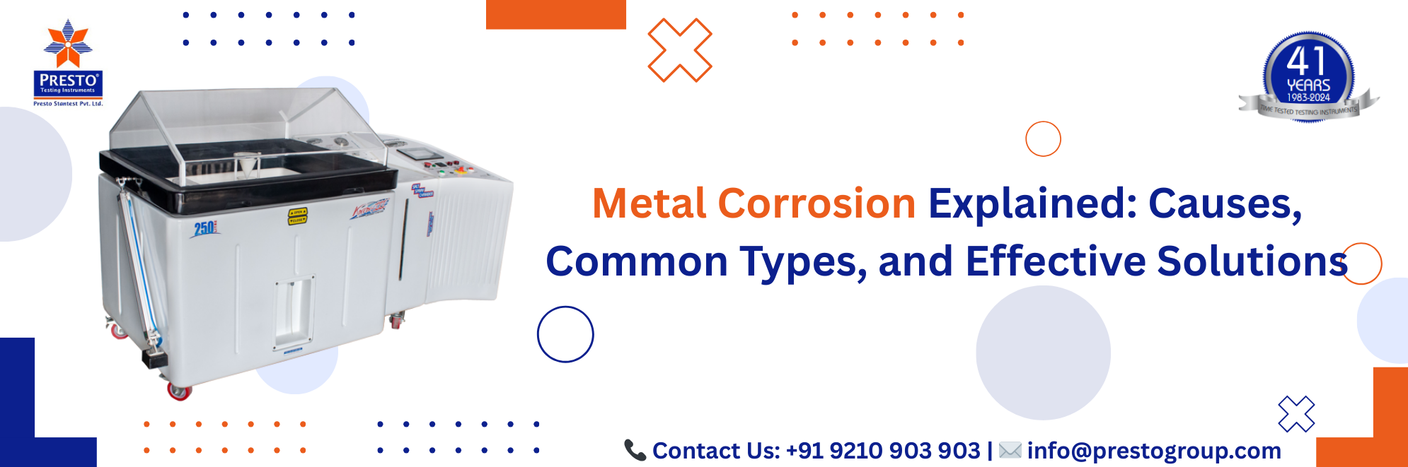 Metal Corrosion Explained: Causes, Common Types, and Effective Solutions