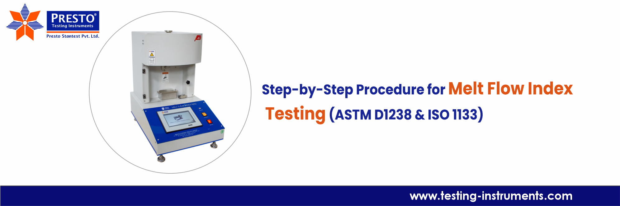 Step-by-Step Procedure for Melt Flow Index Testing (ASTM D1238 & ISO 1133)